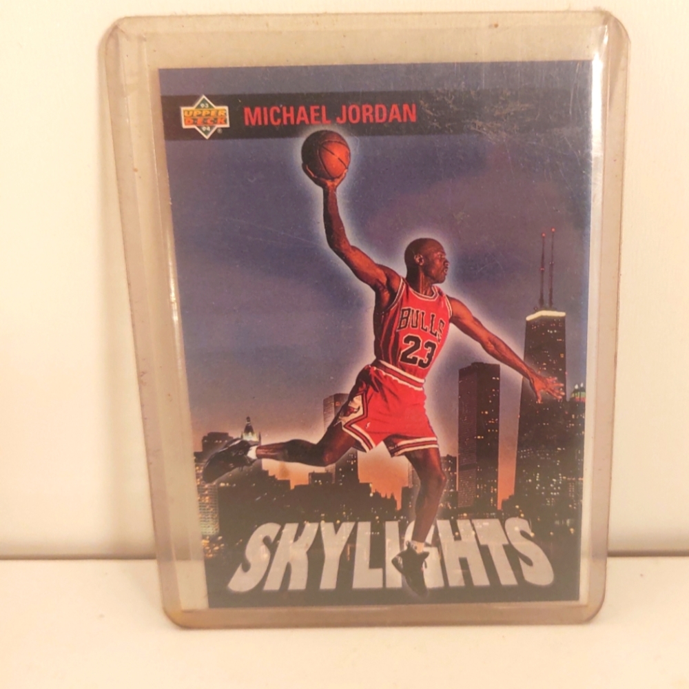 1993 Michael Jordan upper Deck cards skylight